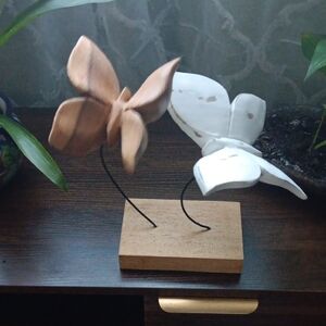 Wooden Butterfly Sculpture